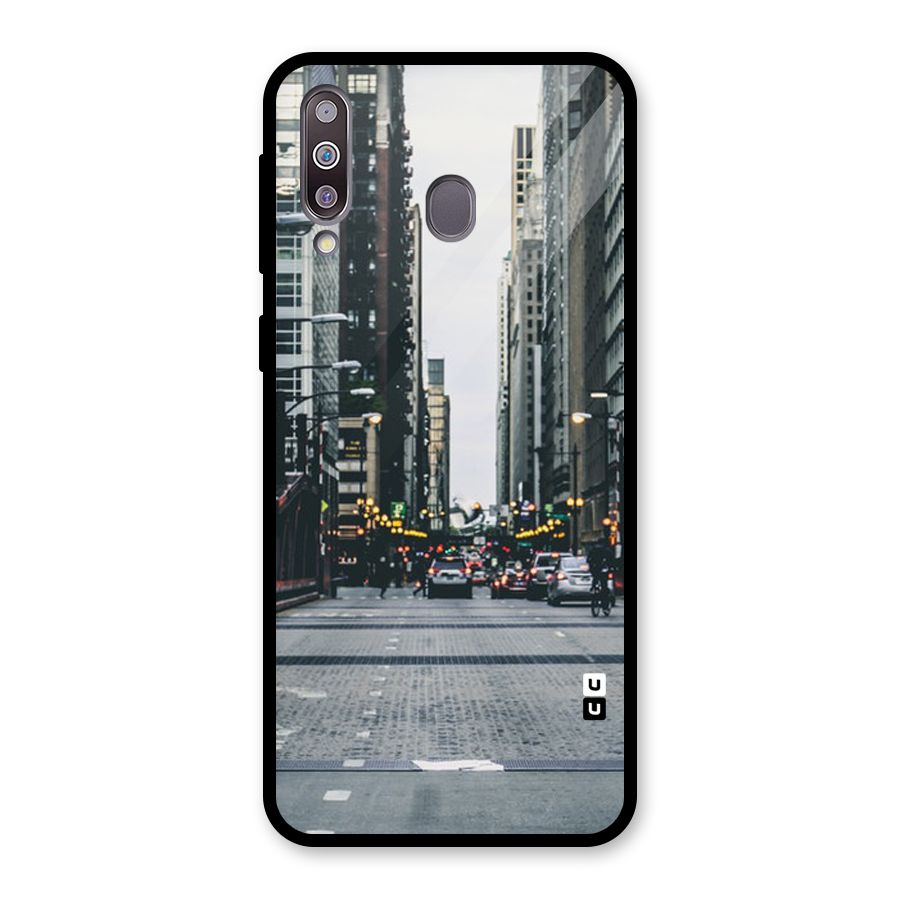 Only Streets Glass Back Case for Galaxy M30