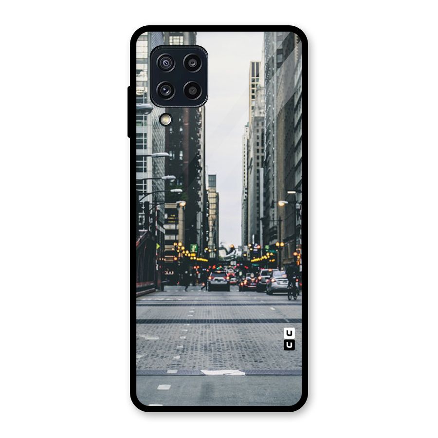 Only Streets Glass Back Case for Galaxy M32