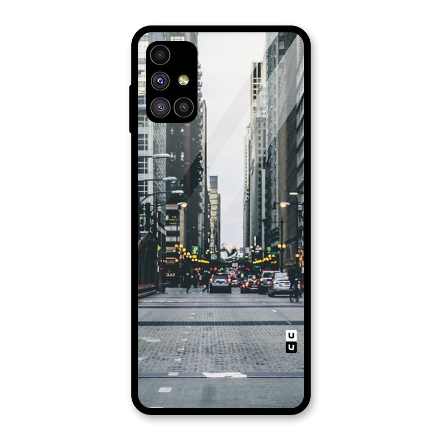Only Streets Glass Back Case for Galaxy M51