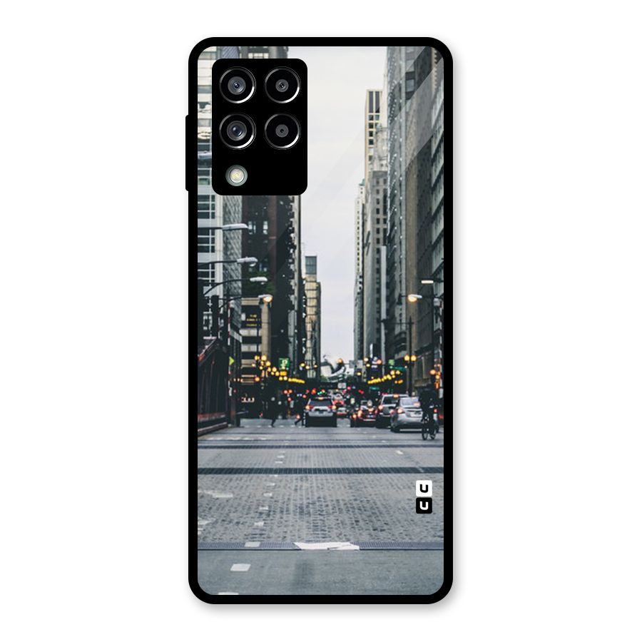 Only Streets Glass Back Case for Galaxy M53 5G
