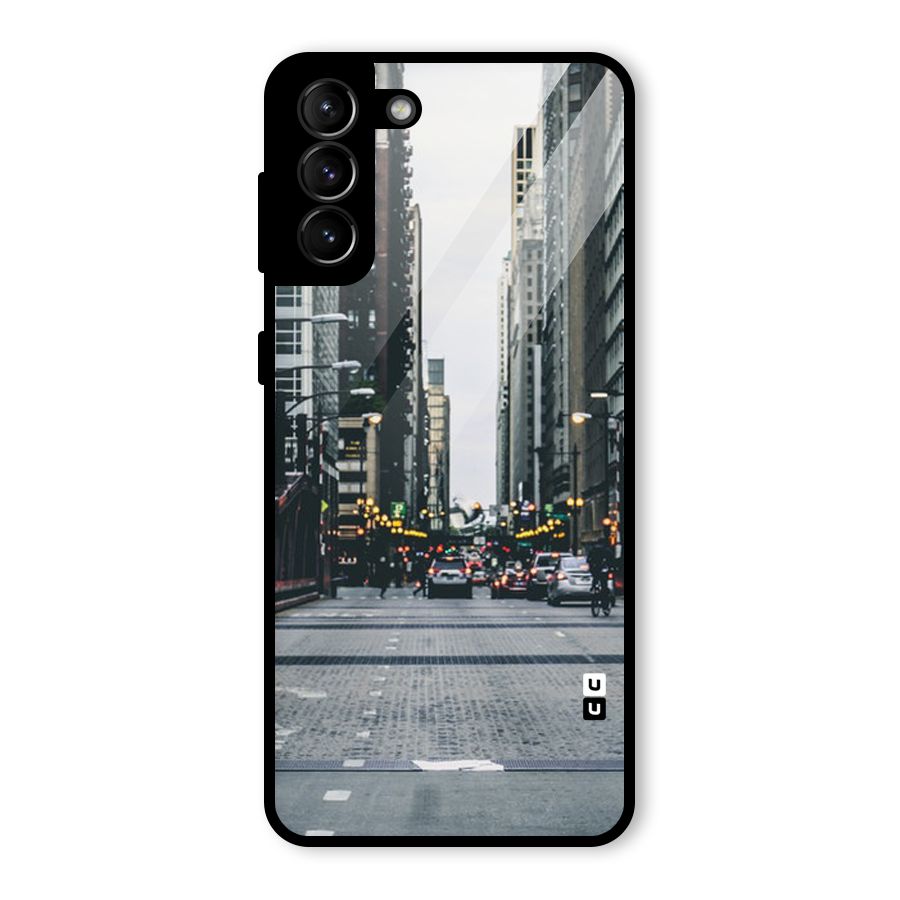 Only Streets Glass Back Case for Galaxy S21 Plus