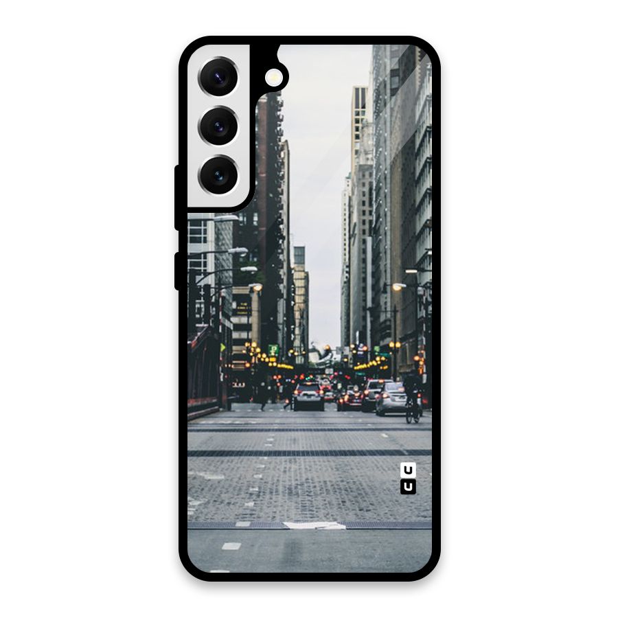 Only Streets Glass Back Case for Galaxy S22 Plus 5G