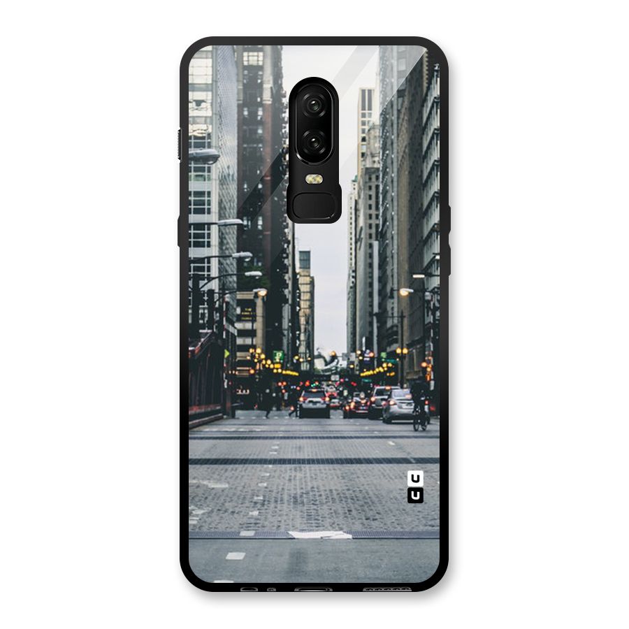 Only Streets Glass Back Case for OnePlus 6