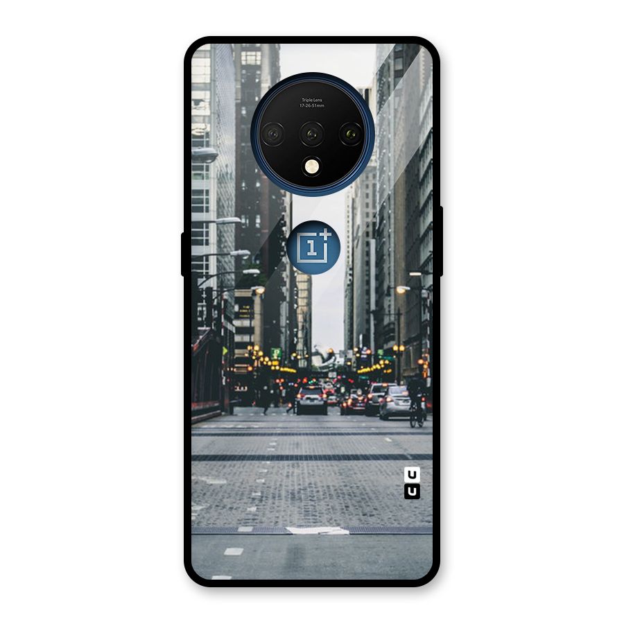 Only Streets Glass Back Case for OnePlus 7T