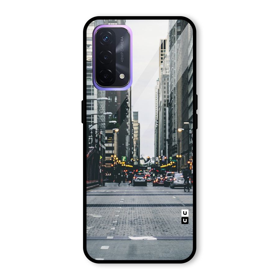 Only Streets Glass Back Case for Oppo A74 5G