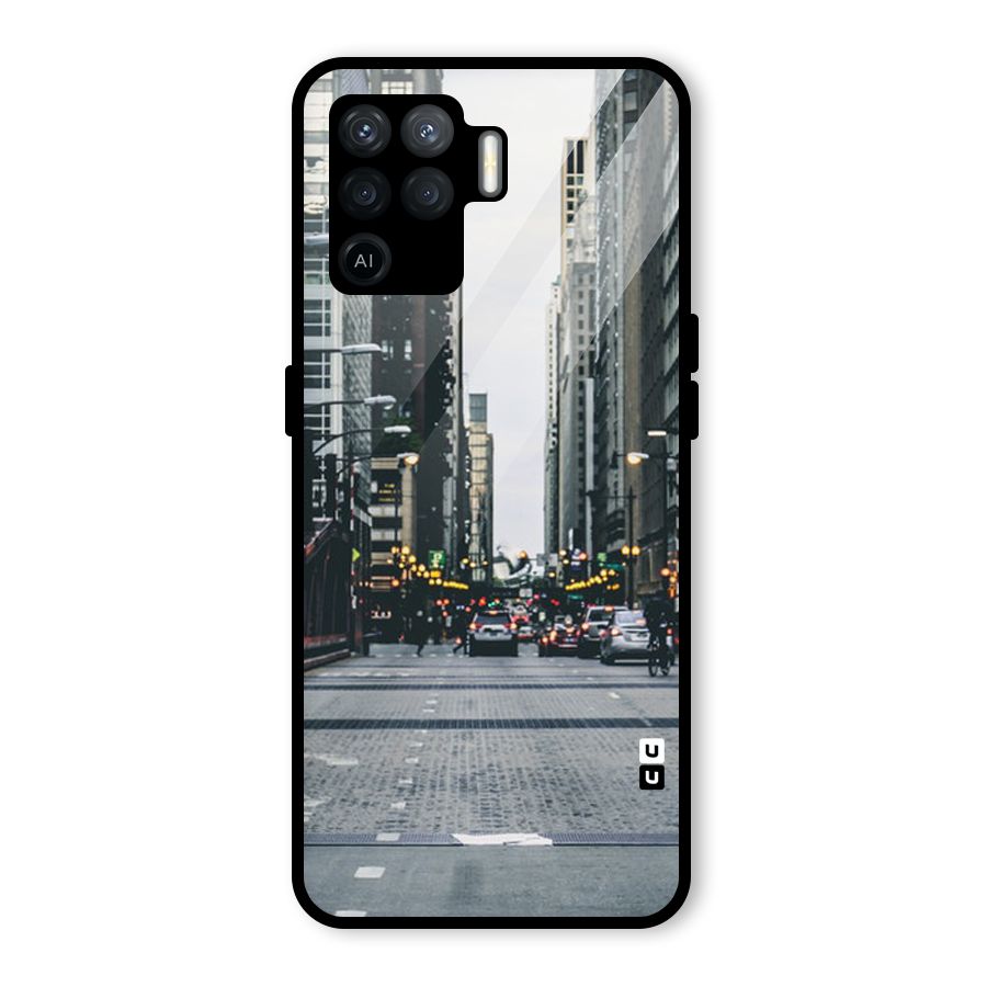 Only Streets Glass Back Case for Oppo F19 Pro