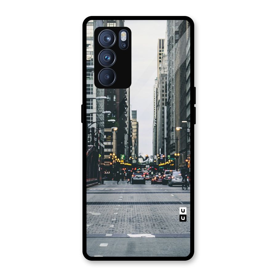 Only Streets Glass Back Case for Oppo Reno6 Pro 5G