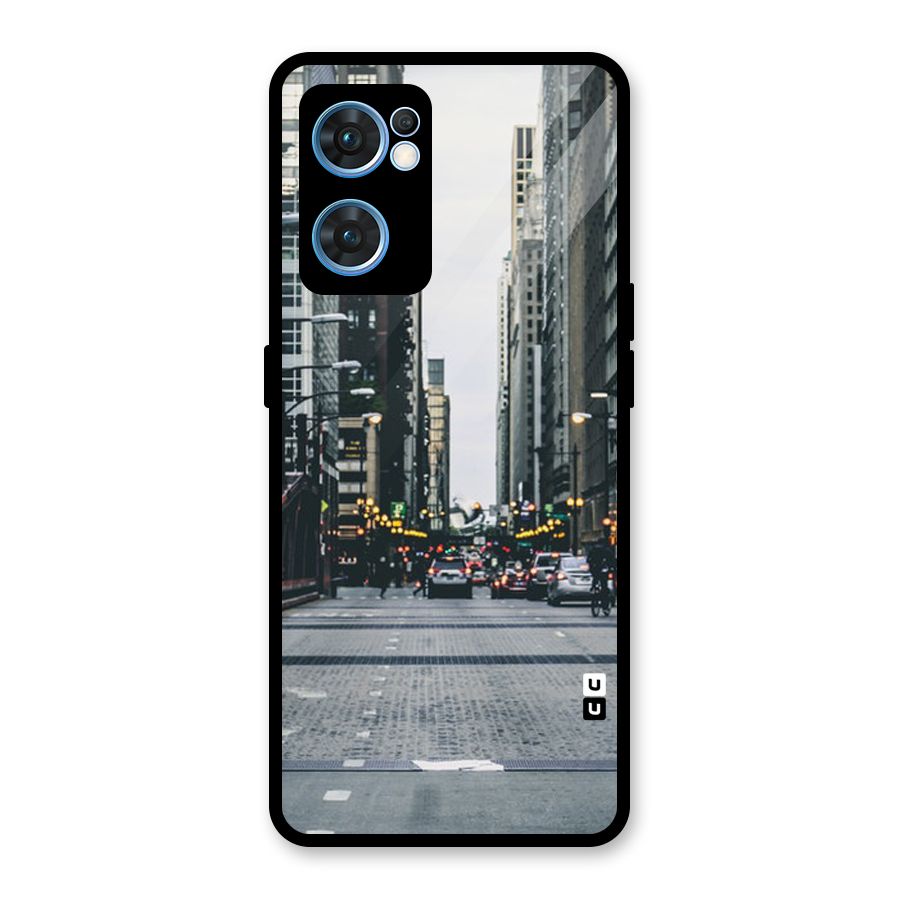 Only Streets Glass Back Case for Oppo Reno7 5G