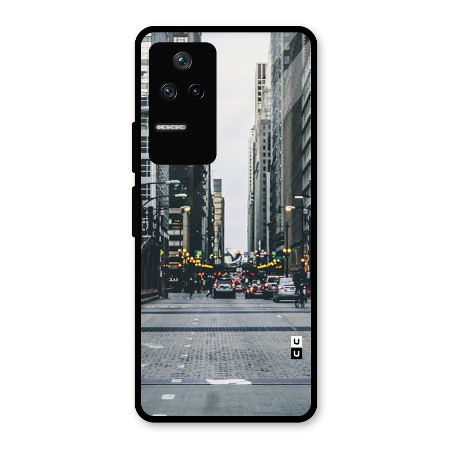 Only Streets Glass Back Case for Poco F4 5G