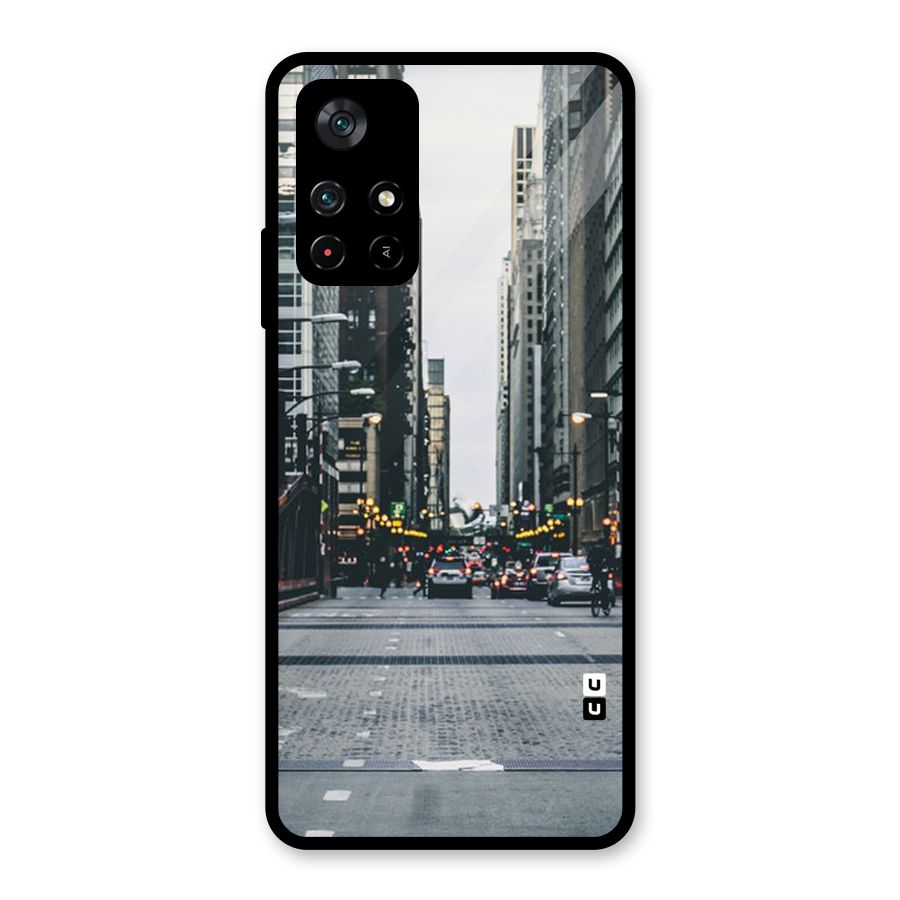 Only Streets Glass Back Case for Poco M4 Pro 5G