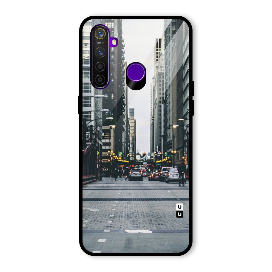 Only Streets Glass Back Case for Realme 5 Pro