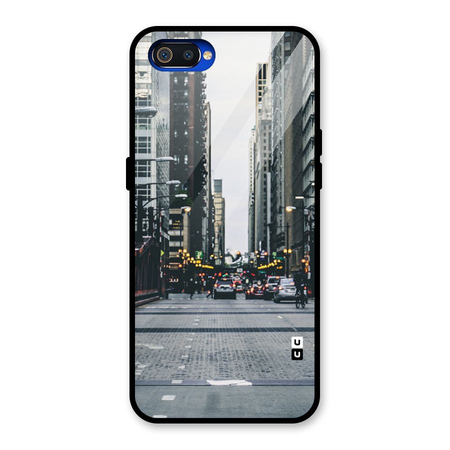 Only Streets Glass Back Case for Realme C2