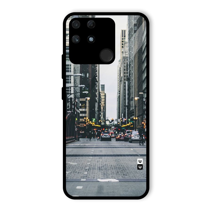 Only Streets Glass Back Case for Realme Narzo 50A