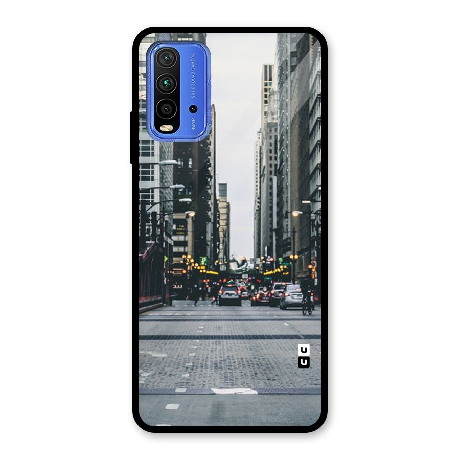 Only Streets Glass Back Case for Redmi 9 Power