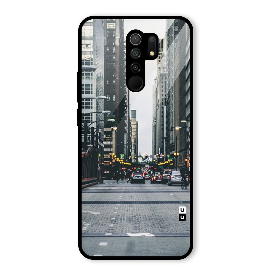Only Streets Glass Back Case for Redmi 9 Prime
