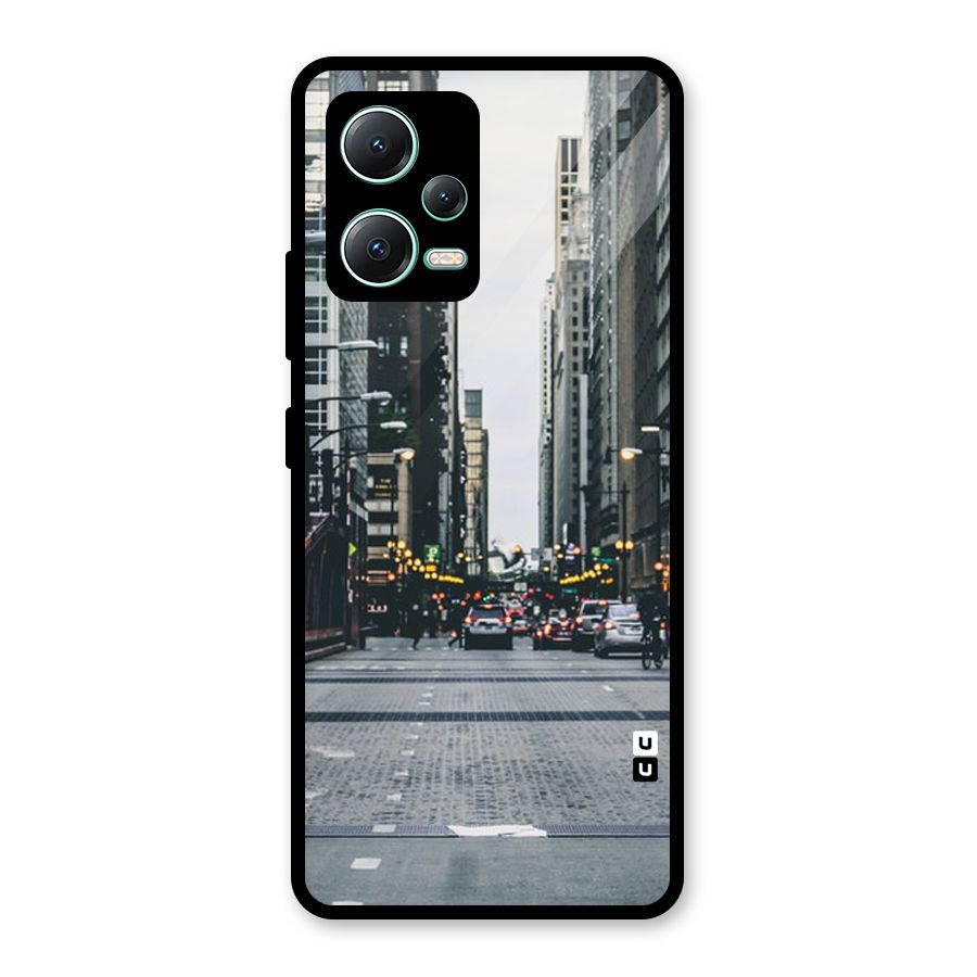 Only Streets Glass Back Case for Redmi Note 12 5G
