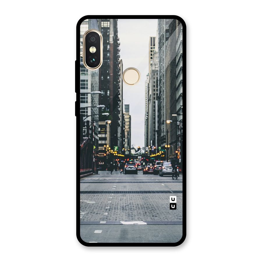 Only Streets Glass Back Case for Redmi Note 5 Pro