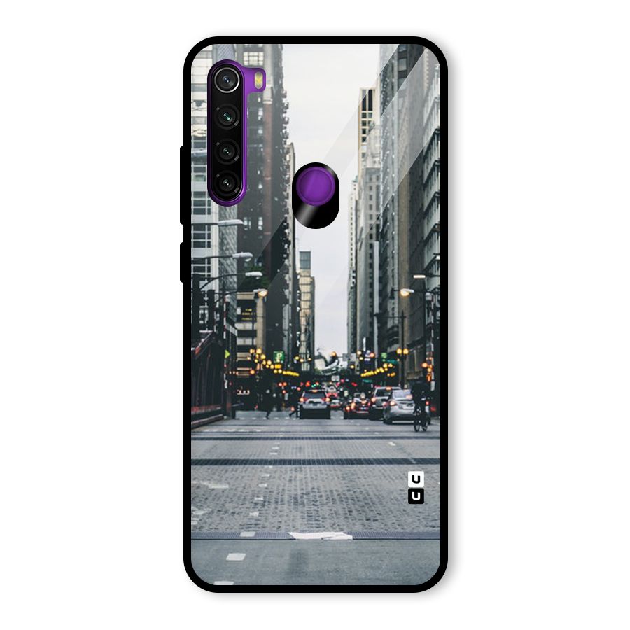 Only Streets Glass Back Case for Redmi Note 8