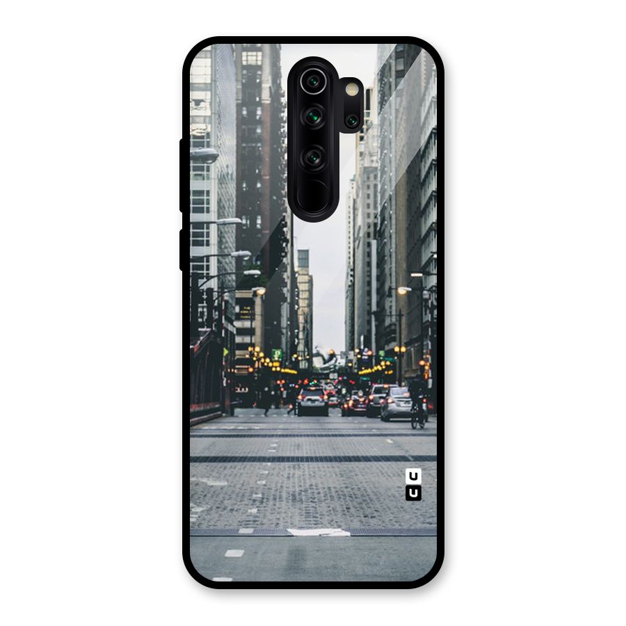 Only Streets Glass Back Case for Redmi Note 8 Pro