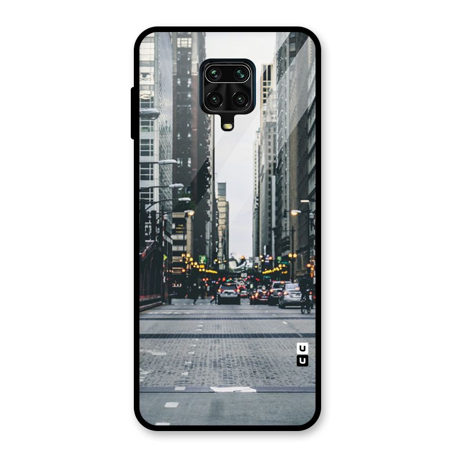 Only Streets Glass Back Case for Redmi Note 9 Pro