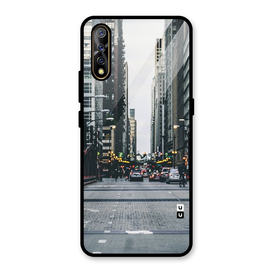 Only Streets Glass Back Case for Vivo S1