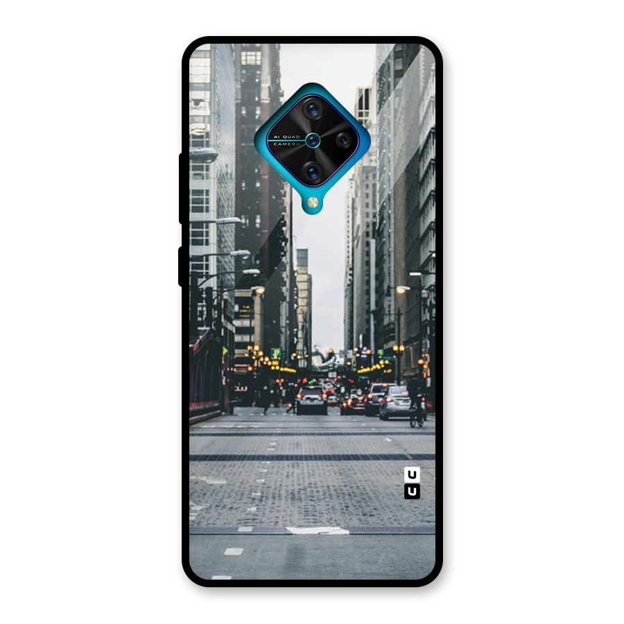 Only Streets Glass Back Case for Vivo S1 Pro