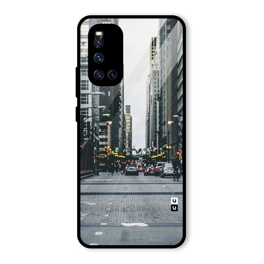 Only Streets Glass Back Case for Vivo V19