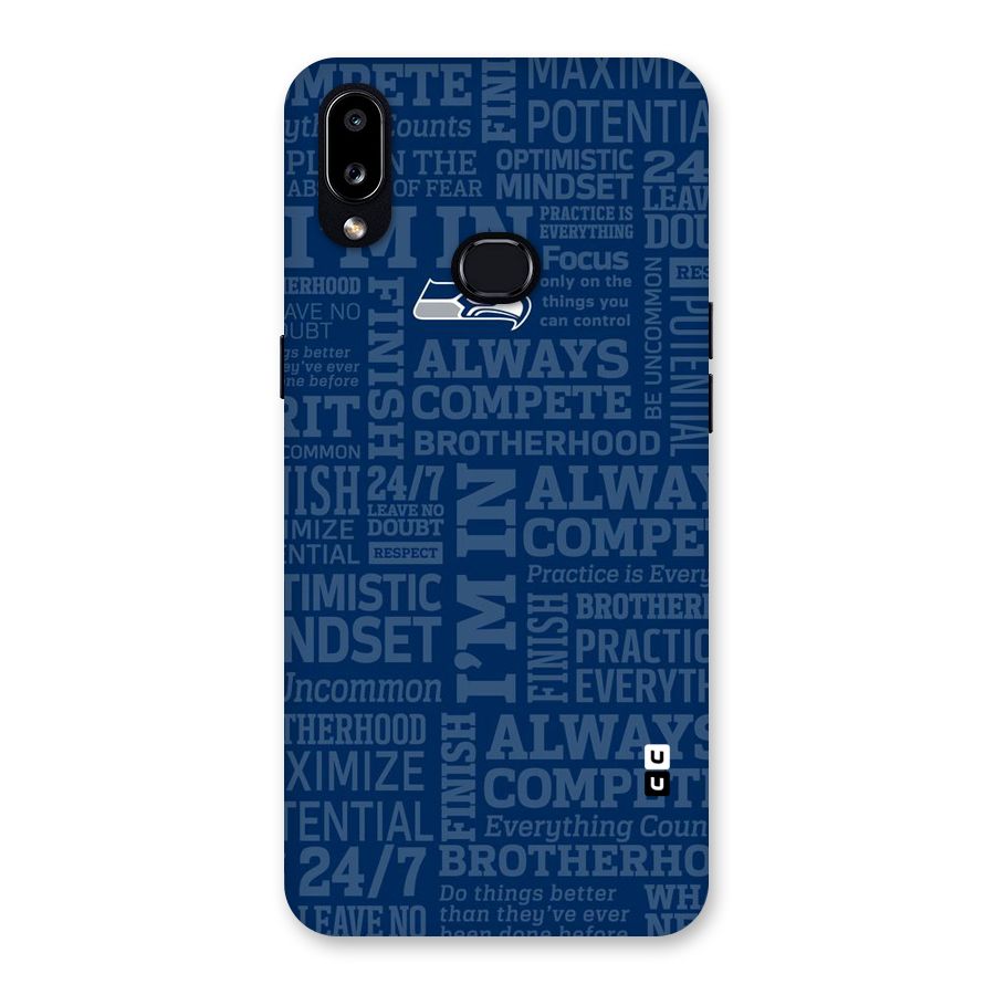 Optimistic Blue Back Case for Galaxy A10s