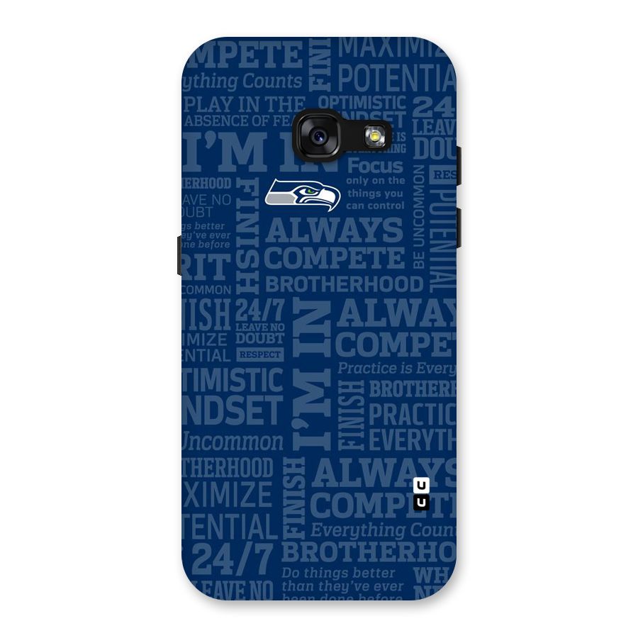 Optimistic Blue Back Case for Galaxy A3 (2017)