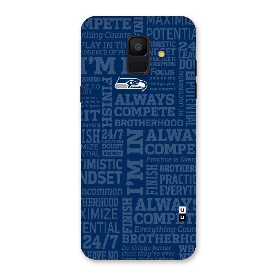 Optimistic Blue Back Case for Galaxy A6 (2018)