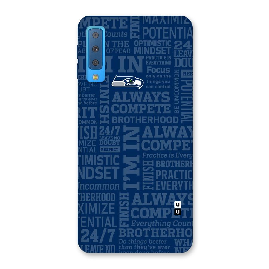 Optimistic Blue Back Case for Galaxy A7 (2018)
