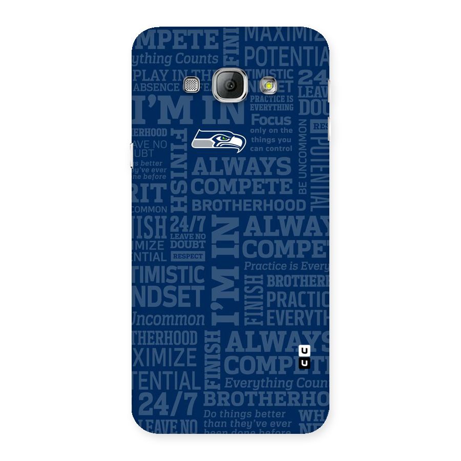 Optimistic Blue Back Case for Galaxy A8