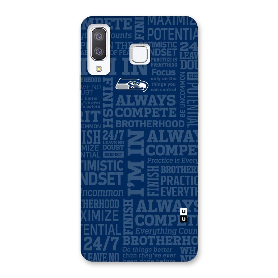 Optimistic Blue Back Case for Galaxy A8 Star