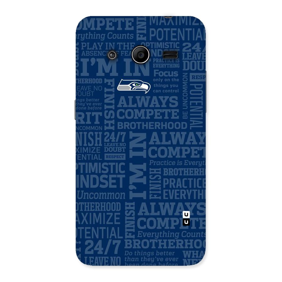 Optimistic Blue Back Case for Galaxy Core 2