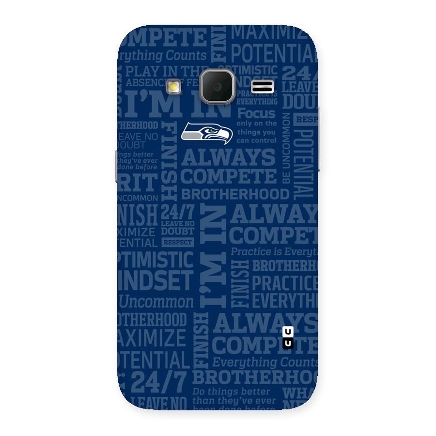 Optimistic Blue Back Case for Galaxy Core Prime