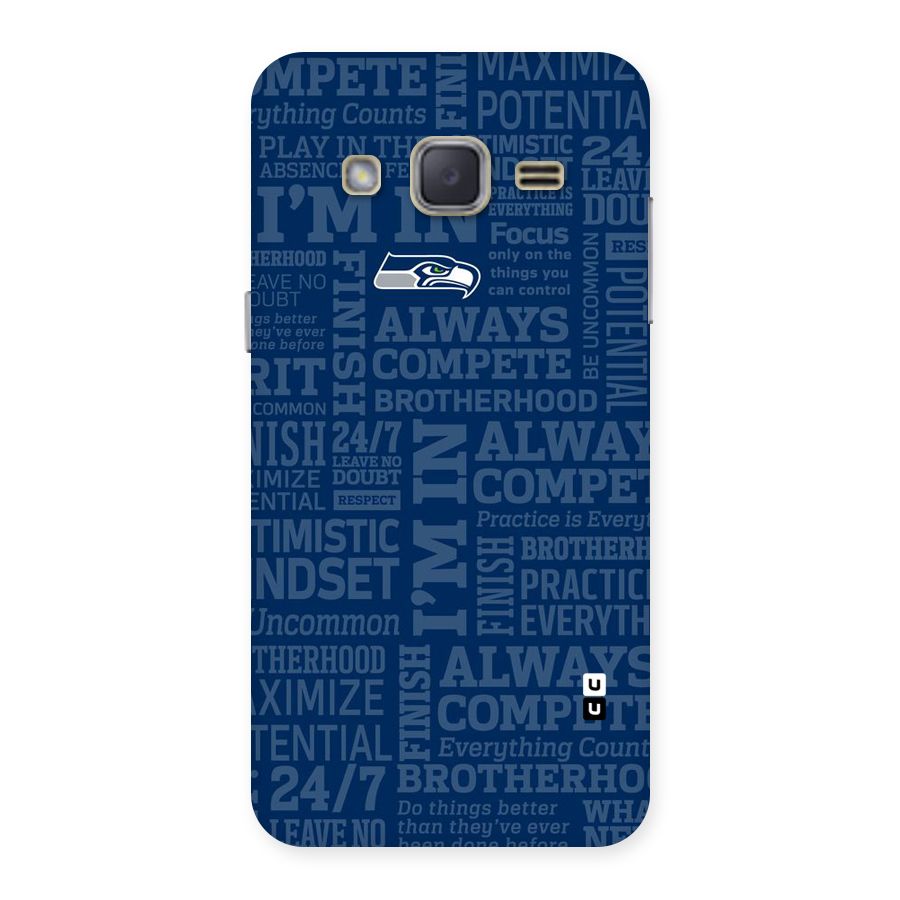 Optimistic Blue Back Case for Galaxy J2