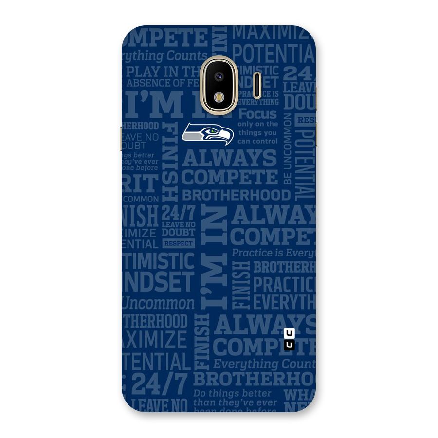 Optimistic Blue Back Case for Galaxy J4