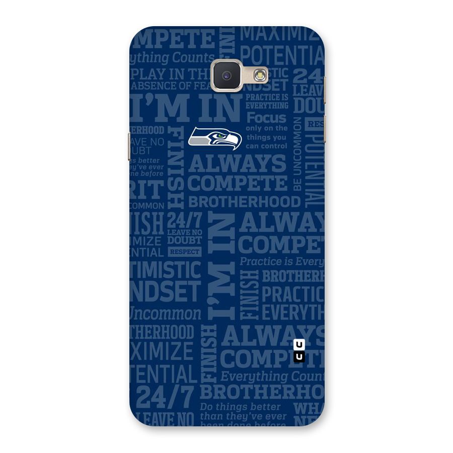 Optimistic Blue Back Case for Galaxy J5 Prime