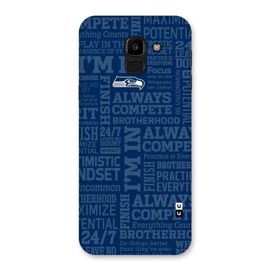 Optimistic Blue Back Case for Galaxy J6