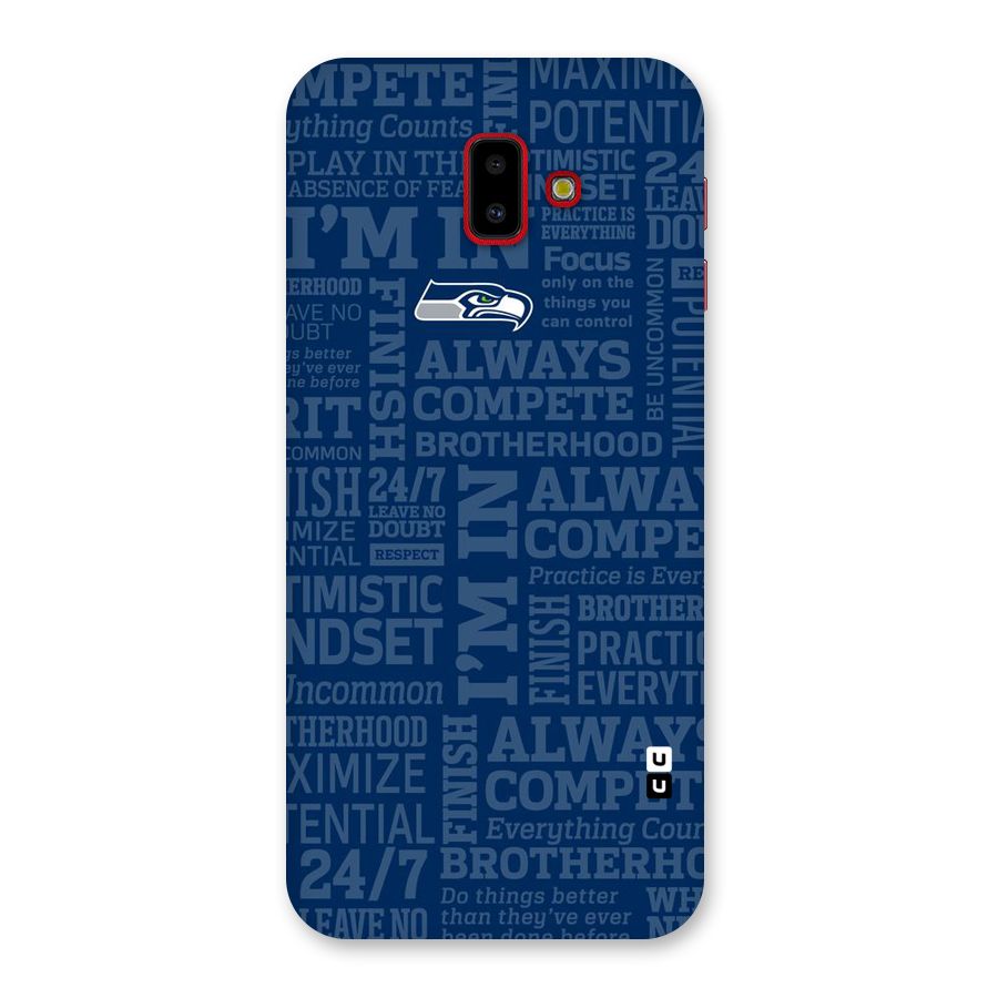 Optimistic Blue Back Case for Galaxy J6 Plus