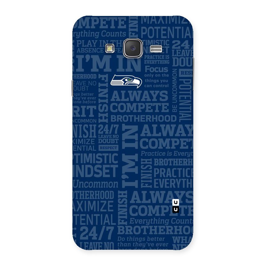 Optimistic Blue Back Case for Galaxy J7