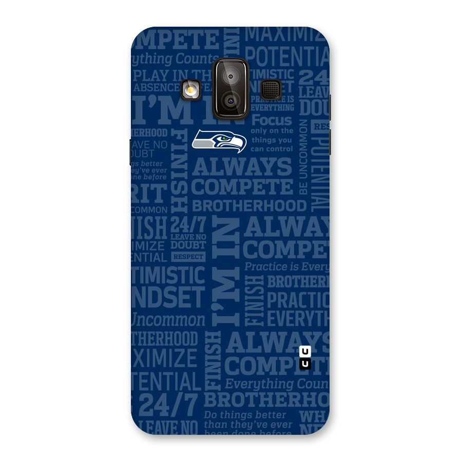 Optimistic Blue Back Case for Galaxy J7 Duo