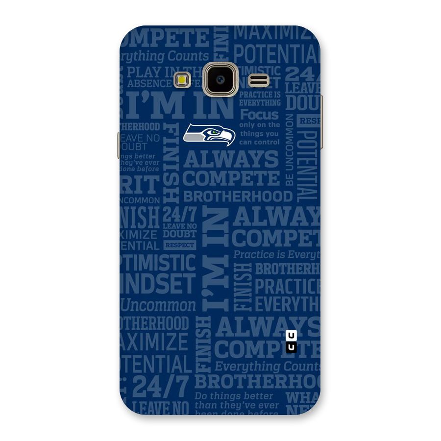Optimistic Blue Back Case for Galaxy J7 Nxt