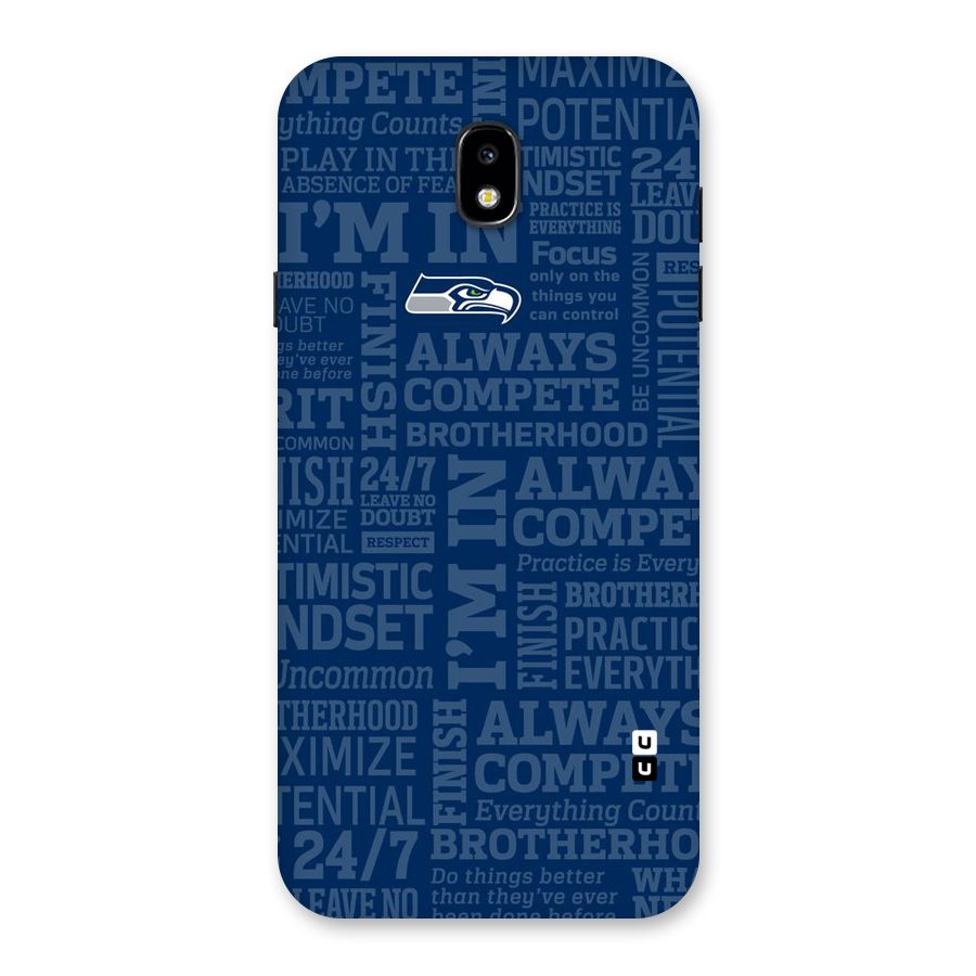Optimistic Blue Back Case for Galaxy J7 Pro