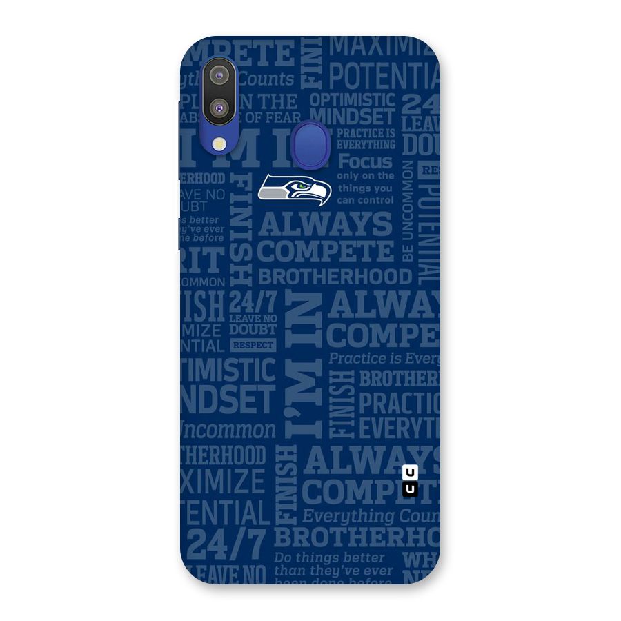 Optimistic Blue Back Case for Galaxy M20