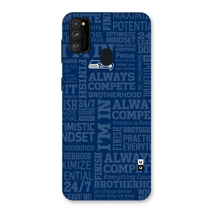 Optimistic Blue Back Case for Galaxy M30s