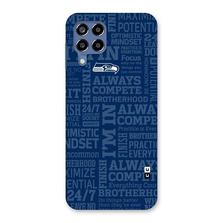 Optimistic Blue Back Case for Galaxy M53 5G