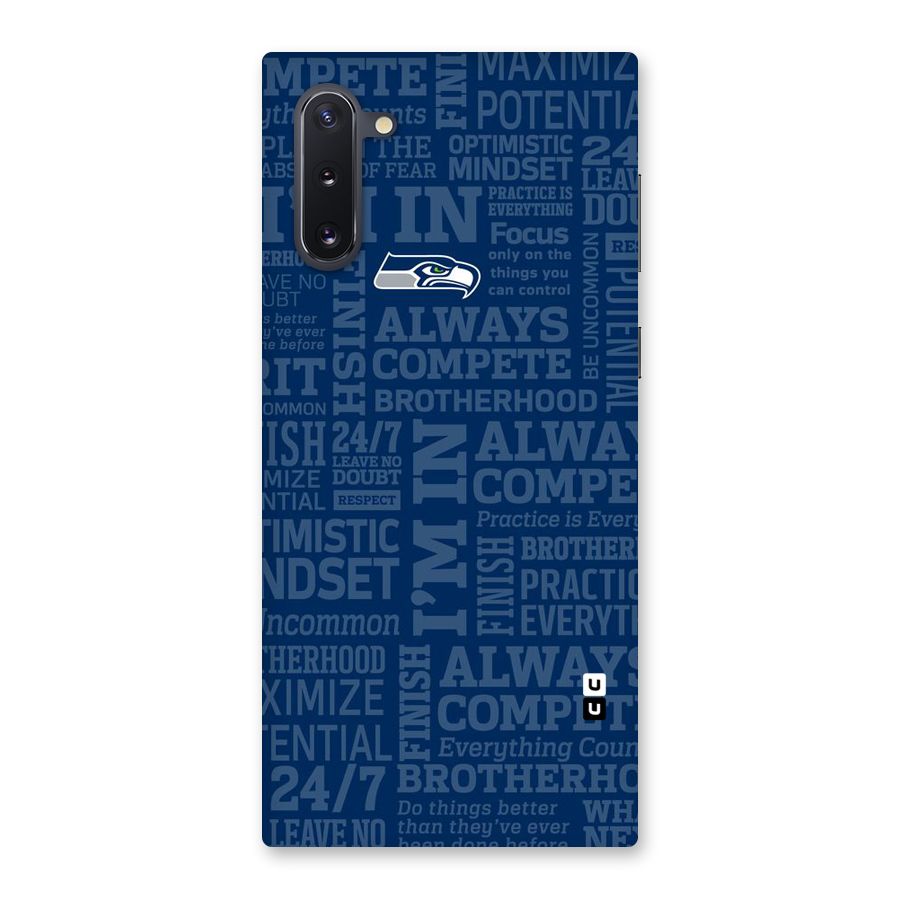 Optimistic Blue Back Case for Galaxy Note 10