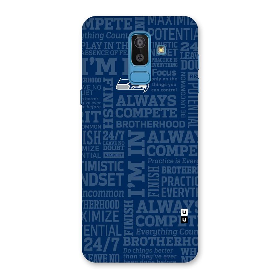 Optimistic Blue Back Case for Galaxy On8 (2018)