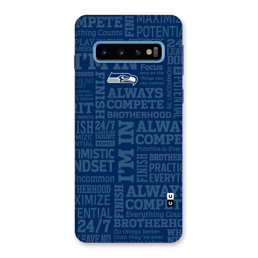 Optimistic Blue Back Case for Galaxy S10